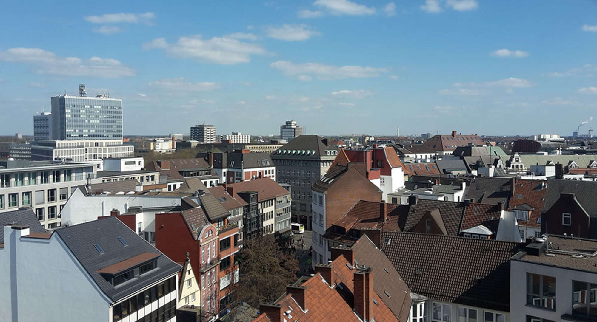 Bremen von oben - Über den Dächern