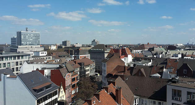 Über den Dächern von Bremen I